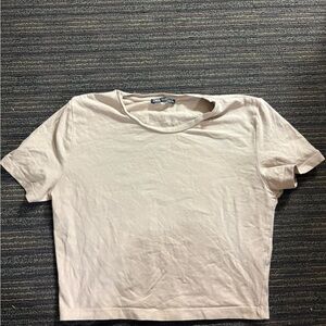 Zara Beige Casual Tee